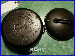 Antique Griswold Scarce Size 6 #2605 Cast Iron Dutch Oven in Very Nice Condition