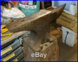 Antique Hay Budden Blacksmith Anvil 200 lb. Very nice Haybudden