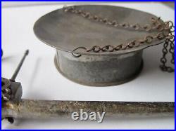 Antique Iron Hanging Scale / Balance Works, Complete, Patina, Very NICE