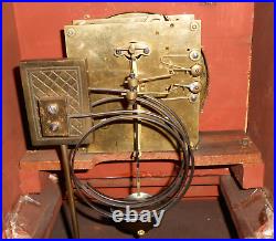 Antique JUNGHANS Quarter Chime 8-Day Key Wind Mantel Clock! VERY NICE! WORKS
