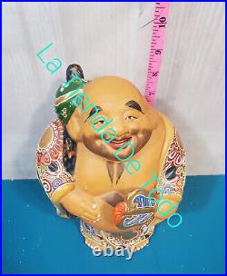 Antique Japanese Buddha Figure Very Nice Cared Condition Well Decorated