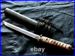 Antique Japanese Edo Samurai Tanto Nice Old Blade In Very Good Fitting