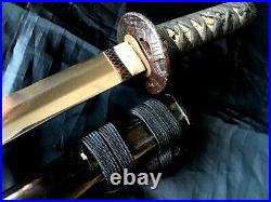 Antique Japanese Edo Samurai Wakizashi Nice Old Blade In Very Good Fitting