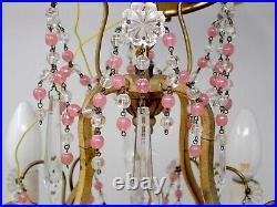 Antique Murano Crystal Chandelier Very Nice Condition