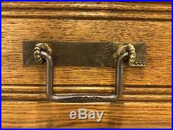Antique Oak Chest of Drawers Rope Details- Very Nice