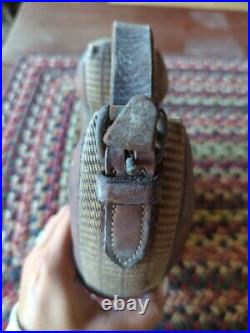 Antique, Old Leather Draft Horse Shoe Boil Boot /w Very Nice Leather Strap