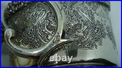 Antique Persian Set Of Six 84 Silver Class Cup Holders Very Nice