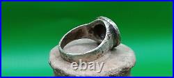 Antique Roman Empire Silver Ring Very Nice (Angel)