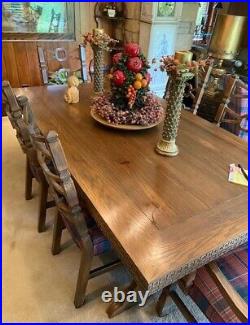 Antique Romweber Viking Oak Collection Dining room table VERY NICE! Table only