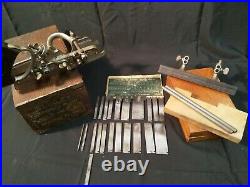 Antique STANLEY No 45 COMBINATION PLANE type 10 with 22 cutters boxed, very nice