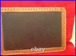 Antique School Slate Double Sided chalkboard Twined Edges Nice Very Old