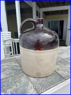 Antique Stoneware Adv 2 Gallon Jug Chas. D Moul, York, Pa. Very Nice Overall