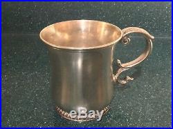 Antique Tiffany Sterling Silver (heavy) Baby Cup Mug Very Nice. Old Pattern #8031