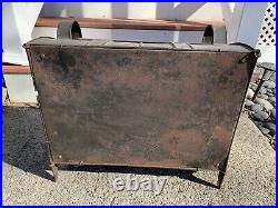Antique Tin Oven Reflector Hearth Roaster Fireplace No Through Rust! Very Nice
