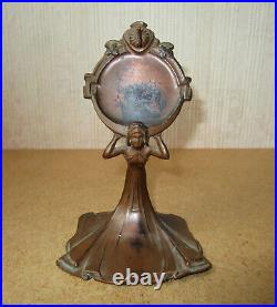 Antique Very Nice And Rare Porte-Montre IN Pocket Watch Woman Art New To 1900
