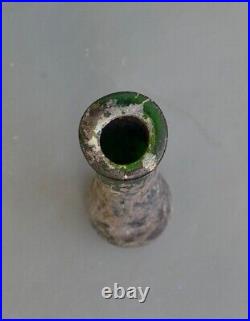 Antique Very Nice Green glass parfum bottle, Roman Empire 1th-3th. Century