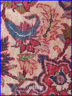 Antique Very Old Nice Perssian Wool Rug 3.4x4.10 FT