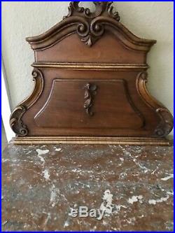 Antique Victorian Walnut Marble Top Wash stand and side table -VERY NICE
