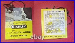 Antique Vintage COMPLETE Stanley No 78 USA Rabbet Plane with Box & Tag VERY NICE