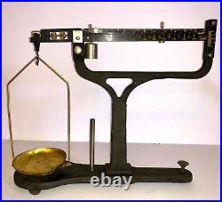 Antique Vintage Cast Iron Twin Beam GRAM SCALE. VERY NICE CONDITION