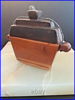 Antique Vintage Japanese Wooden Tobacco Box Very Nice