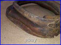 Antique/Vintage Leather Horse Collar Harness Hames Very Nice