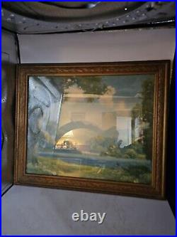 Antique/Vintage Lithograph With A Very Nice Vintage Frame