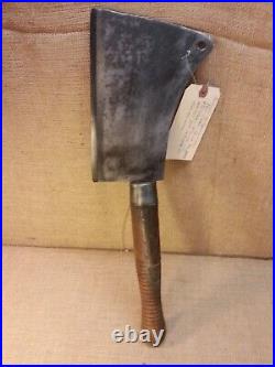 Antique W. Beatty & Son Cast Steel 17 Meat Clever Hog Splitter Very Nice Condit