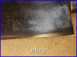 Antique W. Beatty & Son Cast Steel 17 Meat Clever Hog Splitter Very Nice Condit