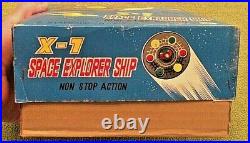 Antique X-7 Space Explorer Ship in Box Japan Tested Sci Fi Very Nice Condition