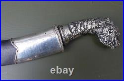 Antique and very nice quality dagger, yambiya, Borneo Indonesia no keris