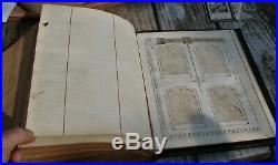 Antique c1875 Catholic family Bible Douay Rheims PAST RESTORATION very nice