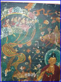 Antique, interesting, very nice ritual Thangka of Shakyamuni Buddha Tibet/Nepal