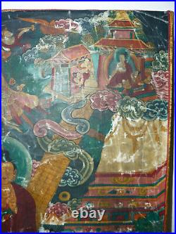 Antique, interesting, very nice ritual Thangka of Shakyamuni Buddha Tibet/Nepal