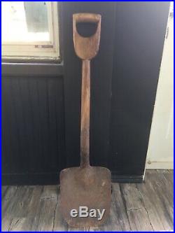 Antique/vintage D handle shovel. 3 Very nice