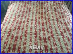 Back In Time TextilesBeautiful Antique 1840 Coverlet signed & dated very nice