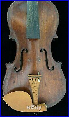 Beautiful Antique Violin Joh. Strauss Jr. Wien. Very Nice No Reserve