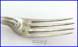 C1840 Very Nice Mary Chawner English Sterling Silver Kings Pattern Fork