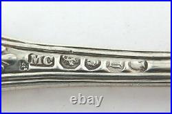 C1840 Very Nice Mary Chawner English Sterling Silver Kings Pattern Fork