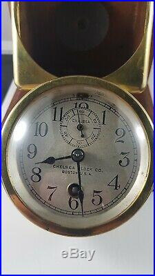 Chelsea clock rare USA navy, original case very nice condition