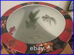 Chinese fish bowl large size very nice condition