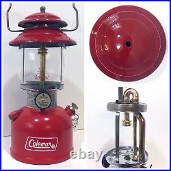 Coleman 200A Red 7/74 Single Mantle Rare Vintage Camping Lantern VERY Nice Vent