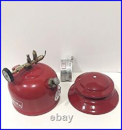 Coleman 200A Red 7/74 Single Mantle Rare Vintage Camping Lantern VERY Nice Vent