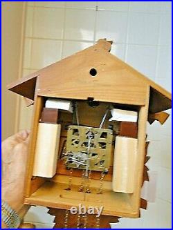 Cuckoo Clock Aesop's Owl, Fox And Grapes, Nice Gift, Very Collectable