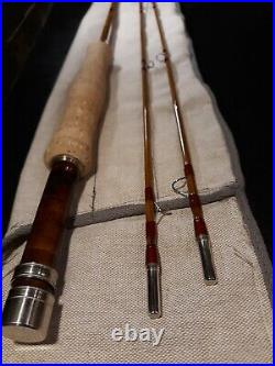 Custom split bamboo fly rod. Very Nice. 7ft 6in. 4wt. Hand made 2pc