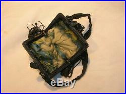 DUVELLEROY PARIS VICTORIAN FANCY EVENING BAG WithGUTTA PERCHA FITTINGS VERY NICE