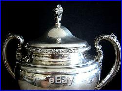 ESTATE TOWLE 25oz STERLING SILVER CREAMER & COVERED SUGAR SET #76540 VERY NICE