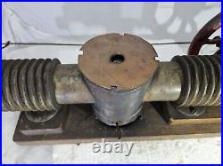 Essex twin cylinder opposed sterling cycle hot air engine Rare antique very nice