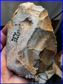 FRANCE Acheulean / Mousterian Hand Axe Very nice patina, bifacial Paleolithic