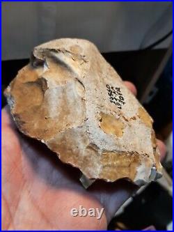 FRANCE Acheulean / Mousterian Hand Axe Very nice patina, bifacial Paleolithic